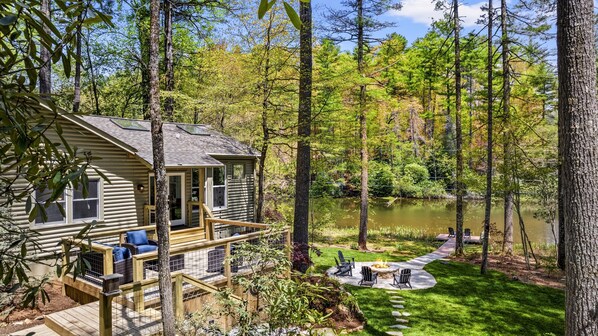 The home is intentionally designed to connect guests with each other and nature.