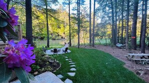 It's a retreat where friends and family can make memories by the fire pit.