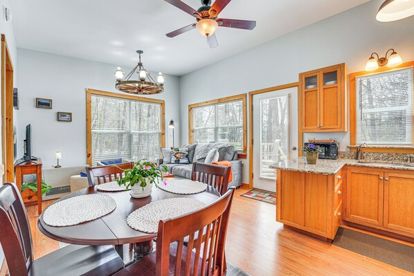 Augusta Vacation Rental | 2BR | 1BA | 560 Sq Ft | 1 Step to Enter