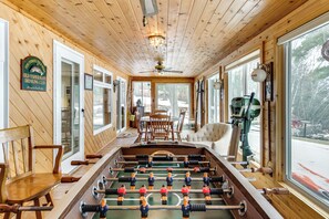Sunroom | Foosball Table | Grill
