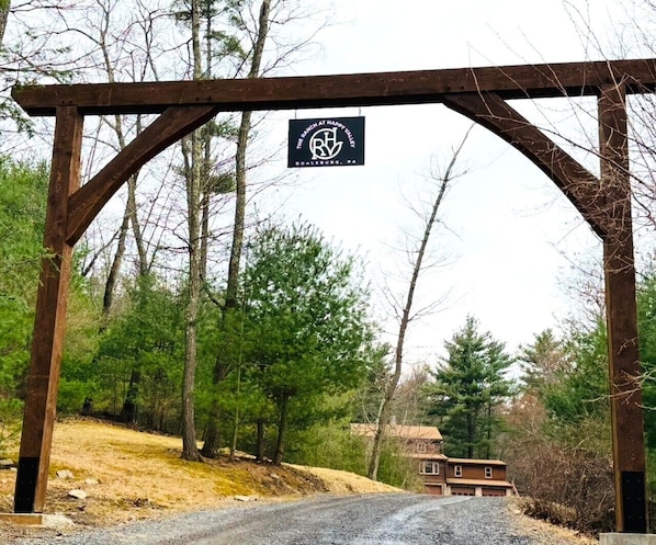 We wanted an authentic Ranch Entrance!
