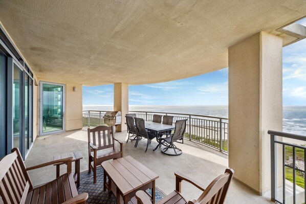 Beach Balcony hosts beautiful sunsets and incredible sunrises.