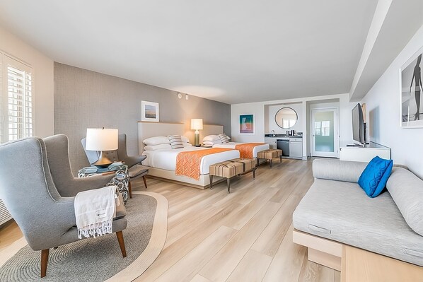 Unit with 2 Queen size beds