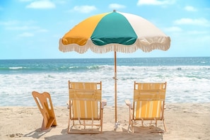 Sun Loungers on the beach