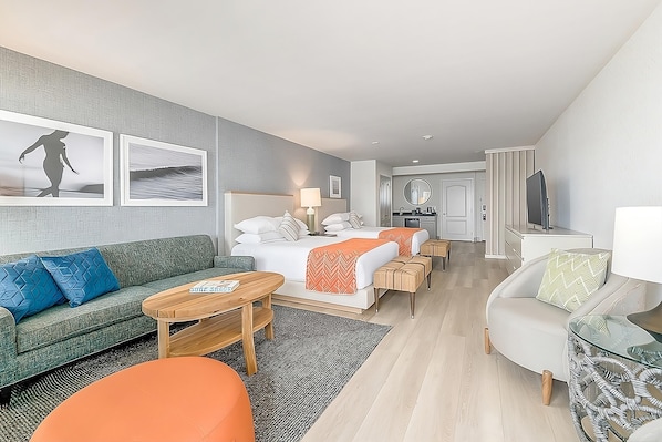 Unit with 2 Queen size beds