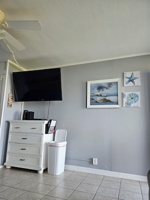 Watch TV in the evenings after a wonderful day playing on the beach :)