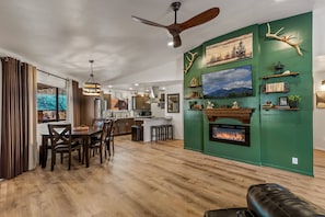 Open living areas