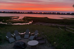Sunrise from the Sun Porch - sipping morning coffee while planning our Whale Watch