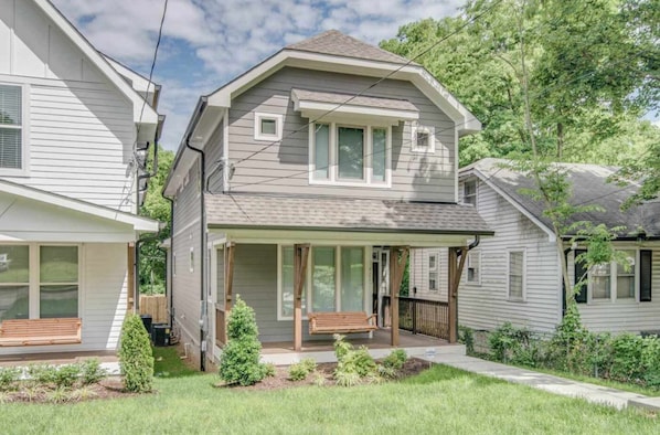Exterior: 🌿 Your serene sanctuary starts at the front door.