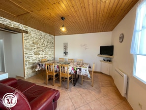 Gîte agréé Gîtes de France en Vendée : Séjour/salon/cuisine
