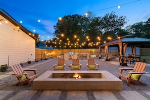 Relax by the fire pit.