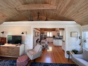 Living Room into Kitchen