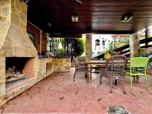 Patio sitting area.
