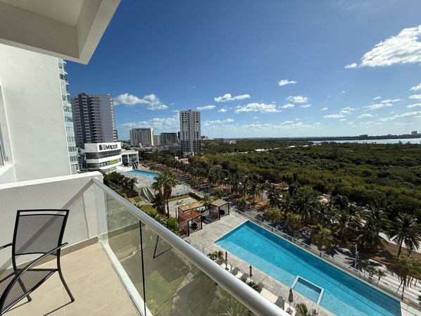 Balcony Downtown View 