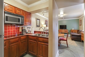 Kitchen & Living Room Areas