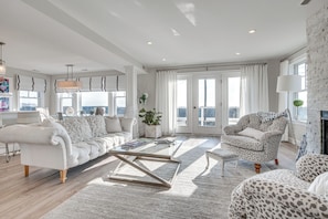 Front Living Area | Gas Fireplace | 1st Floor