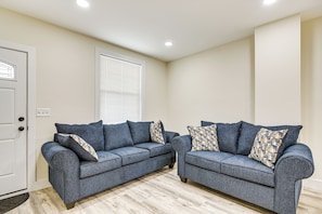 Living Room | Free WiFi | Mini-Split A/C & Heating | Dining Table | 1st Floor