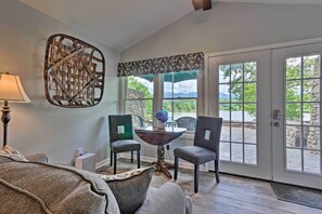 Seating for two with beautiful views