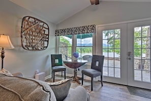 Seating for two with beautiful views