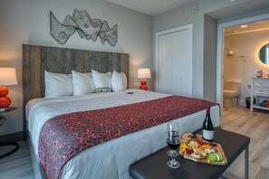Unit with comfortable bed