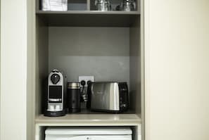 Kaffe och/eller kaffebryggare
