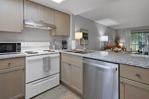 Whip up something delicious in this cozy kitchen!