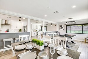 Dining Area | Kitchen | Pool Table