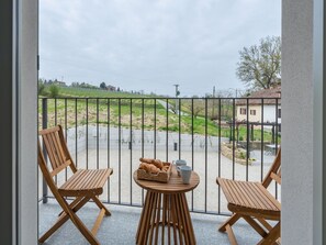 Wood, Furniture, Outdoor Furniture, Chair, Balcony, Wood Stain, Hardwood, Deck, Porch, Baluster