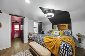 Bedroom 1: Stretch out and unwind in your spacious king bed. Sweet dreams guaranteed!