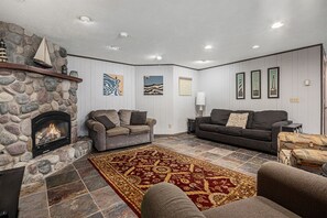 Cozy Up By the Flickering Fireplace - Where Game Night Glows a Little Warmer and the Fun Lasts a Little Longer