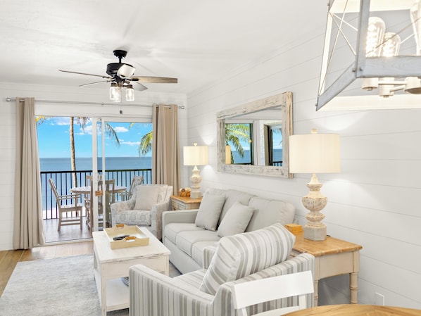 Living Room with Gulf Views