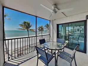 Screened-In Balcony with Stunning Gulf Views