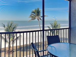 Screened-In Balcony with Stunning Gulf Views