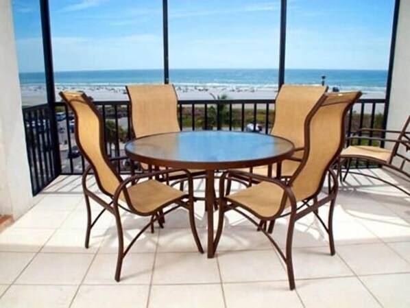 Lanai View - Views of Siesta Key Beach and The Gulf of Mexico from your 5th floor lanai.
