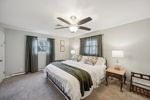 Appliance, Ceiling Fan, Home Decor, Indoors, Bed