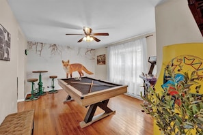 Enjoy hours of fun in this space professionally designed for a good time.