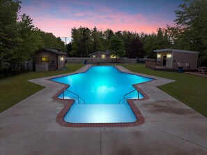 Splash into the crystal-clear pool and beat the summer heat in style.