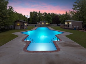 Splash into the crystal-clear pool and beat the summer heat in style.