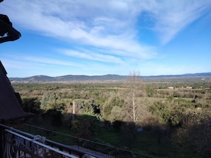 Blick von der Unterkunft