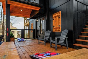 Challenge your group/family to a game of corn hole. 
