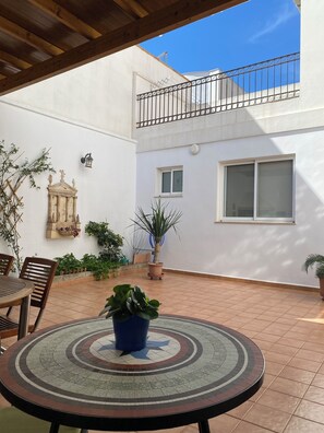 Spacious patio