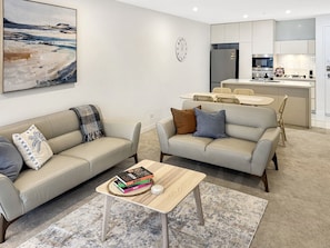 Stylish open plan living and dining