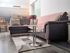 Furniture, Flooring, Couch, Floor, Interior Design, Wood, Living Room, Wood Flooring, Room, Home