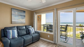 Den & kitchen ocean views
