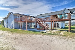 View from side of cottage