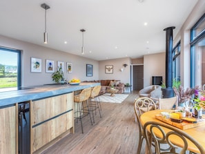 Open plan living space | Hayloft - Rachel’s Farm, Buchlyvie