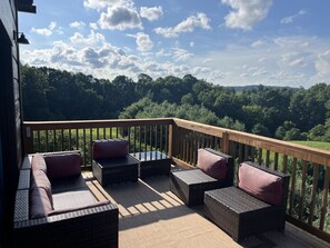 Relax on the deck and enjoy the gorgeous views