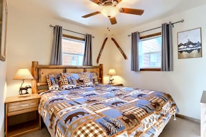 Soft sheets, warm wood, total peace.