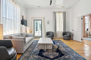 Bright and gorgeous living room space