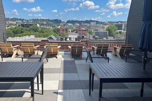 Gorgeous view from the rooftop deck! Reach out to us for our personalized concierge services and handpicked local experiences.